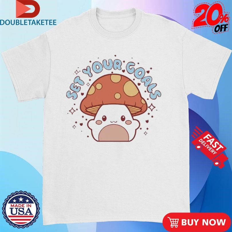 Set Your Goals Shroom Celebrate 20 Years 2025 Shirts