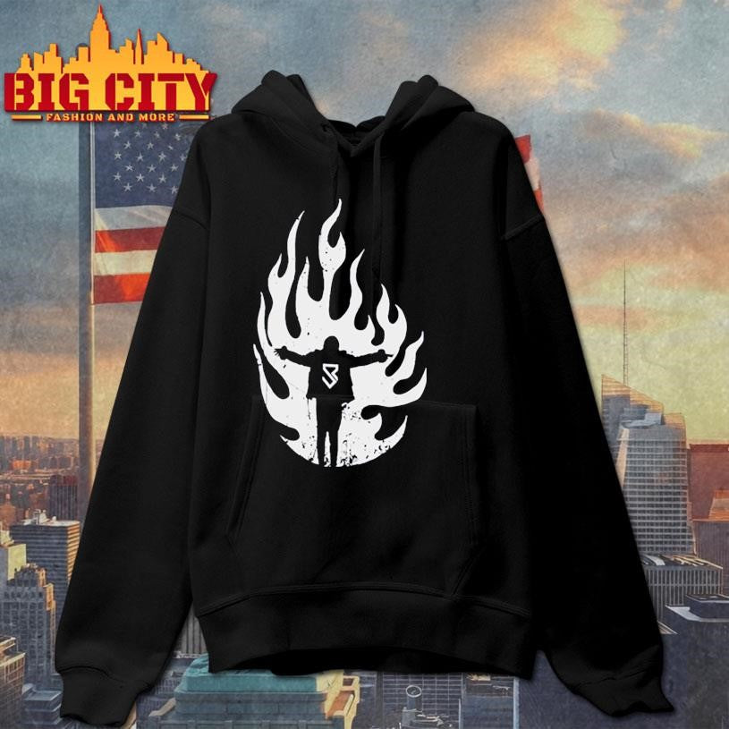Seth rollins flames shirt