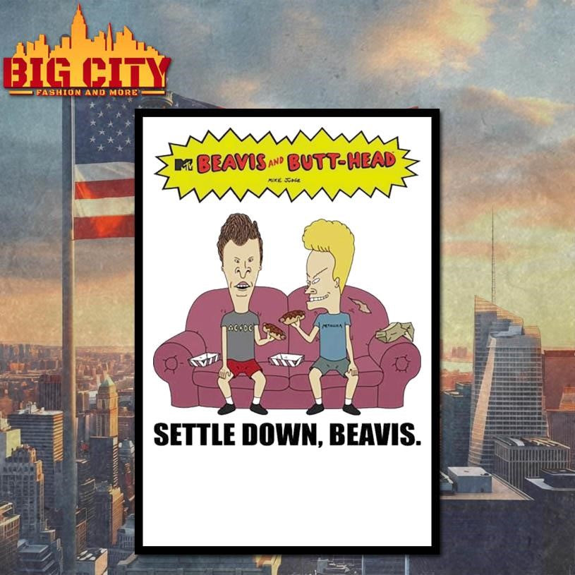 Settle Down Beavis Shirt