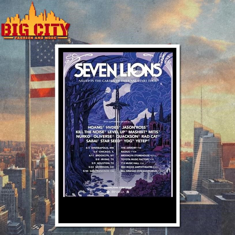 Seven Lions Music Tour 2026 Shirt
