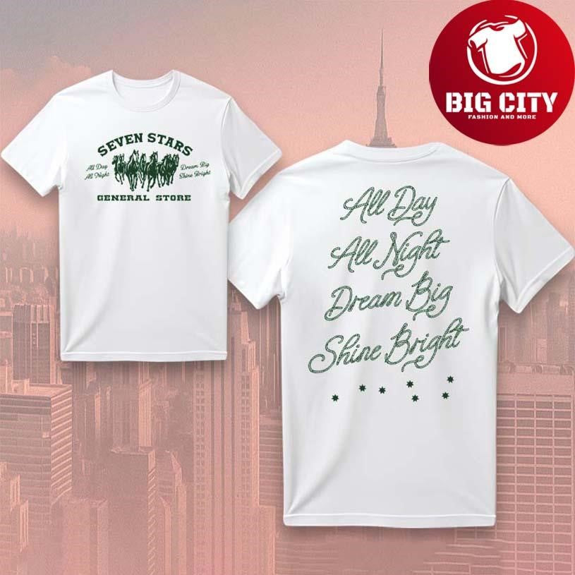 Seven Stars Festival All Day All Night 2025 New Two Sided Shirt