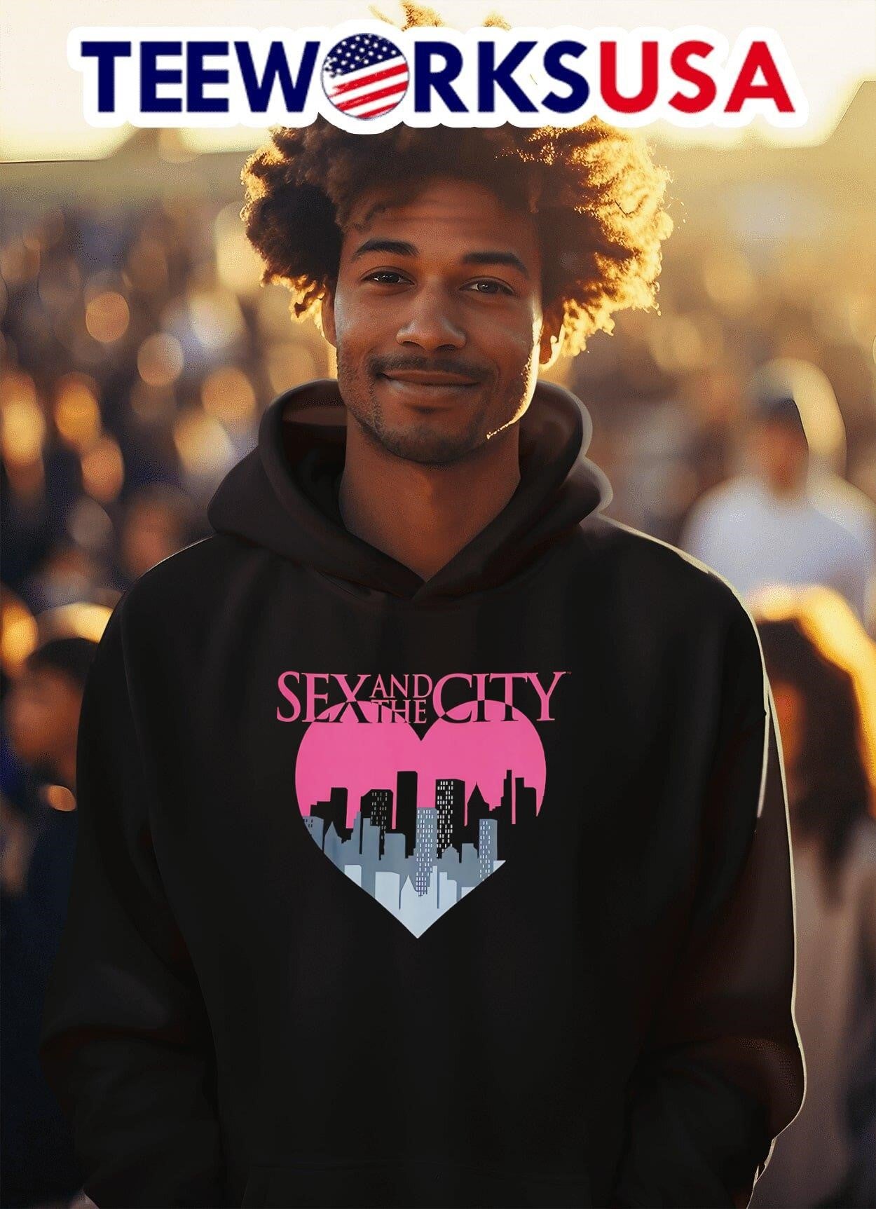 Sex and the City Heart Landscape Shirt