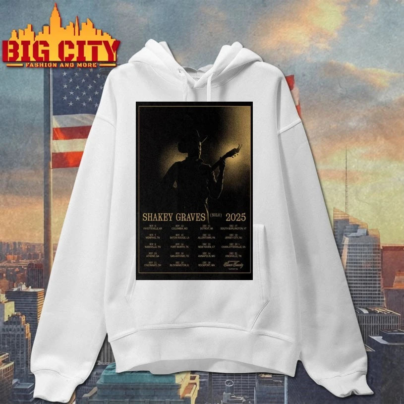 Shakey Graves Tour Solo 2025 Poster shirt