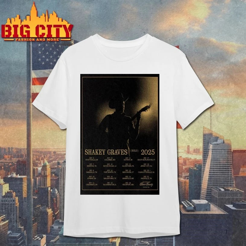 Shakey Graves Tour Solo 2025 Poster shirt