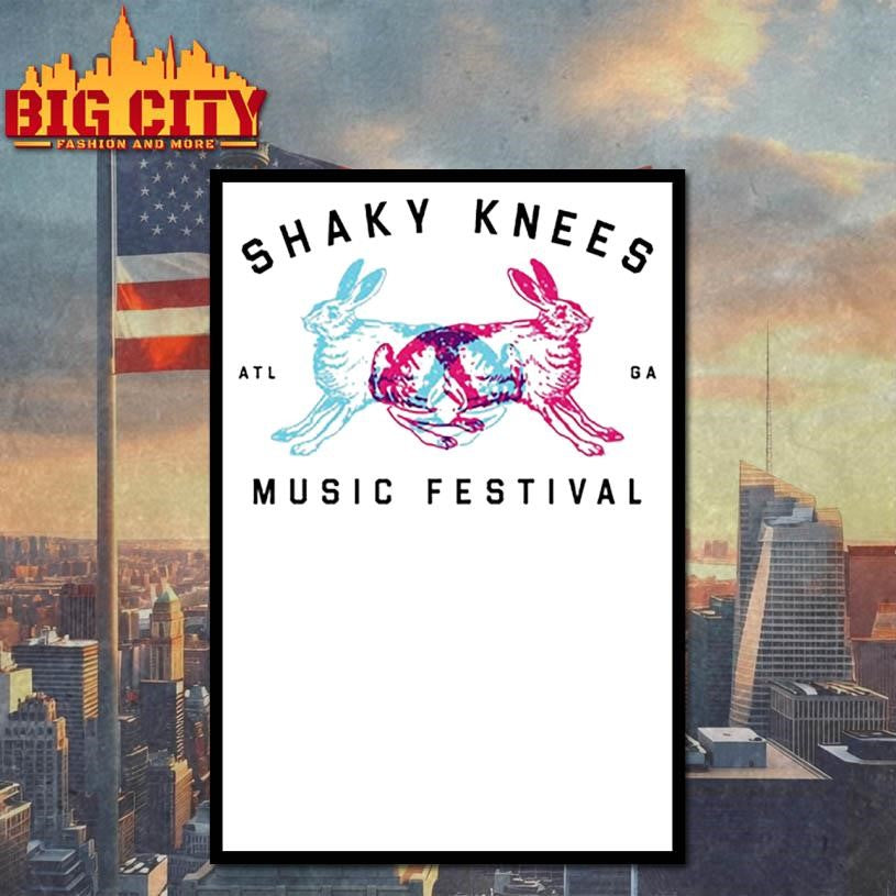 Shaky Knees Festival Rabbits Lineup 2025 Shirt