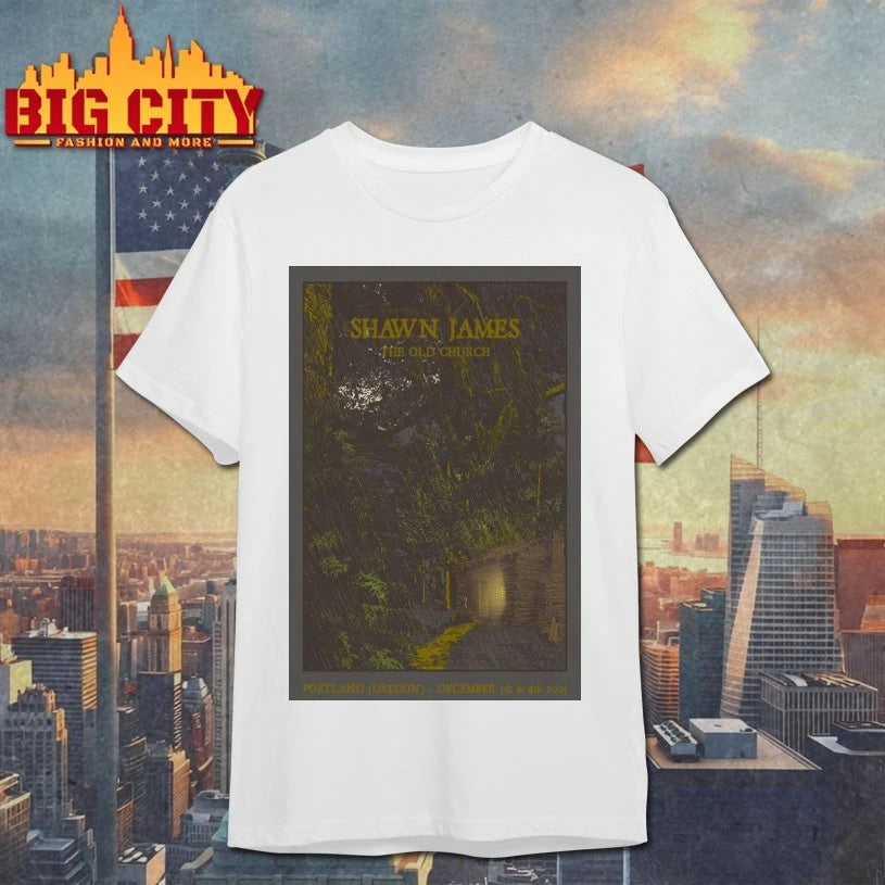 Shawn James The Old Church Concert Hall In Portland OR Dec 5-6 2025 Poster shirt
