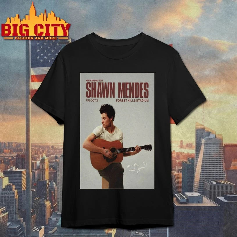 Shawn Mendes Forest Hills Stadium Tour 2025 Poster shirt