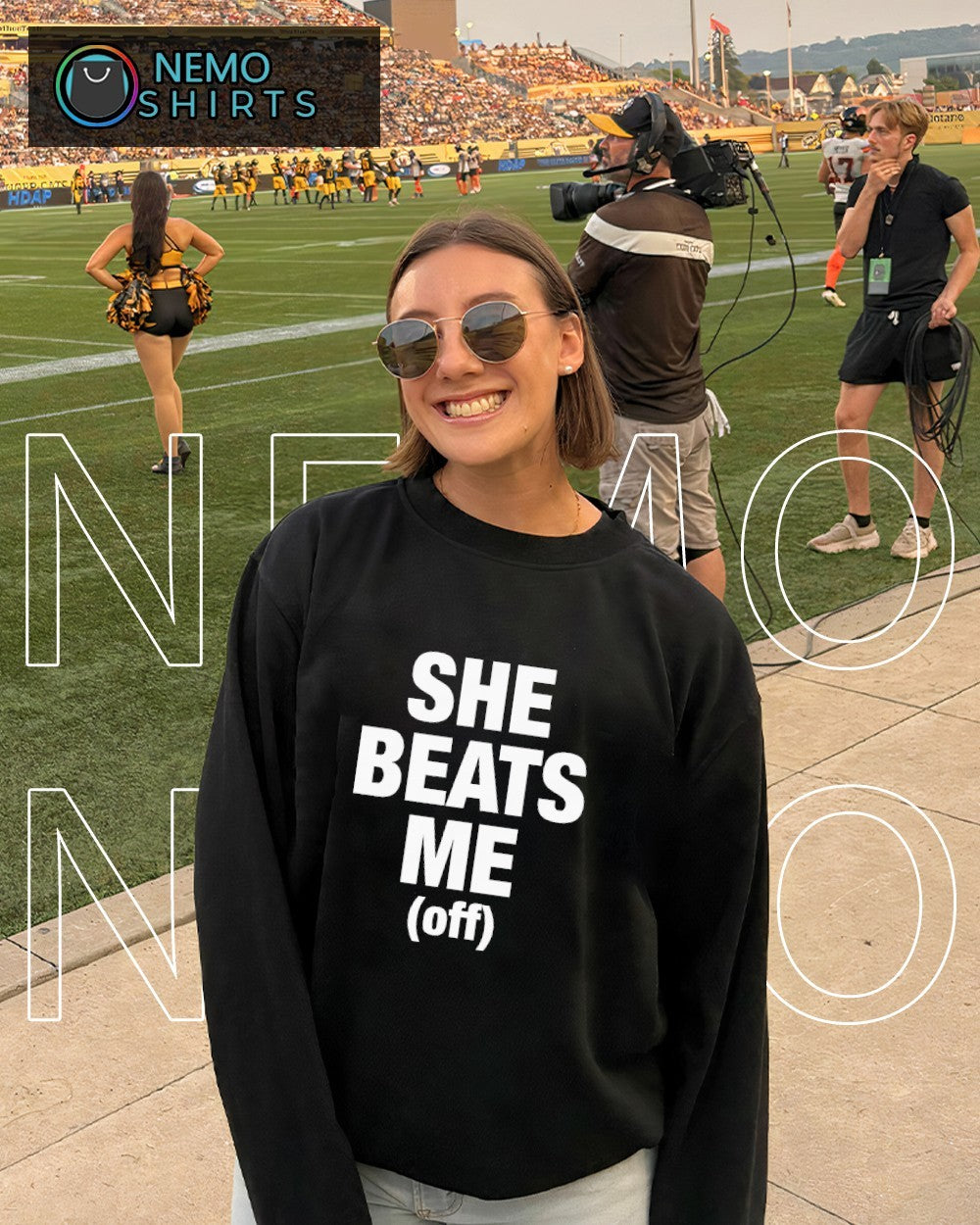 She beats me off shirt