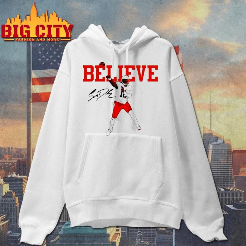 Shedeur Sanders Believe Cleveland Browns Signature Shirt