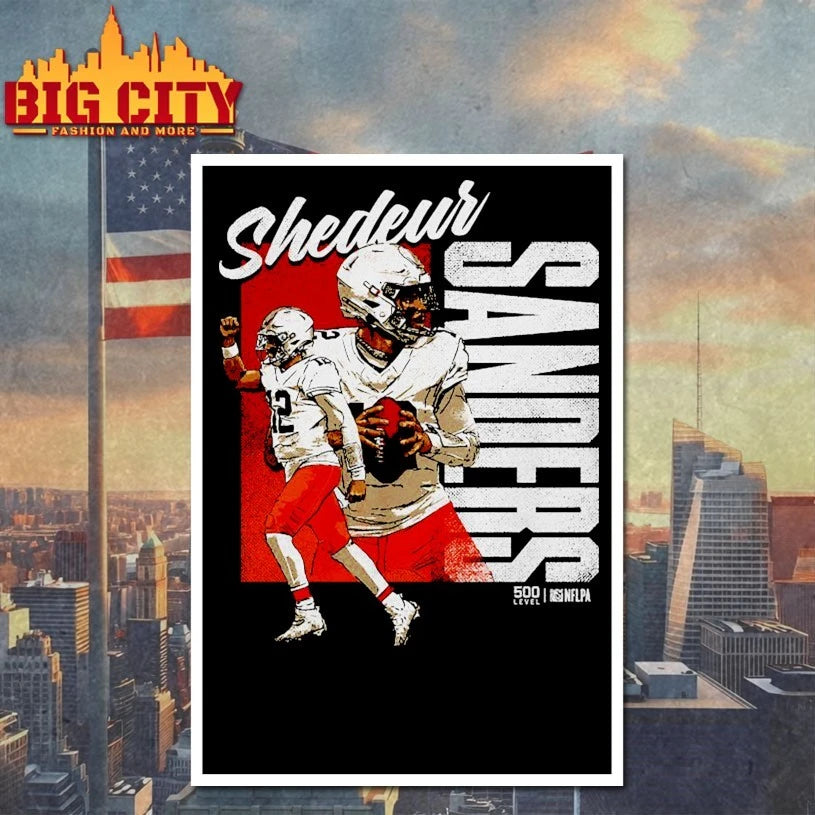 Shedeur Sanders Cleveland Browns Highlight graphic shirt