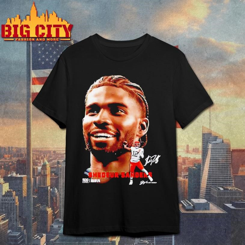Shedeur Sanders Cleveland Dual signature shirt