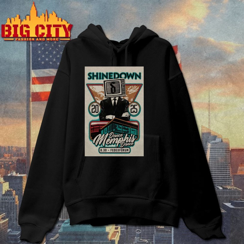 Shinedown August 30 2025 FedExForum In Memphis TN Poster Shirt