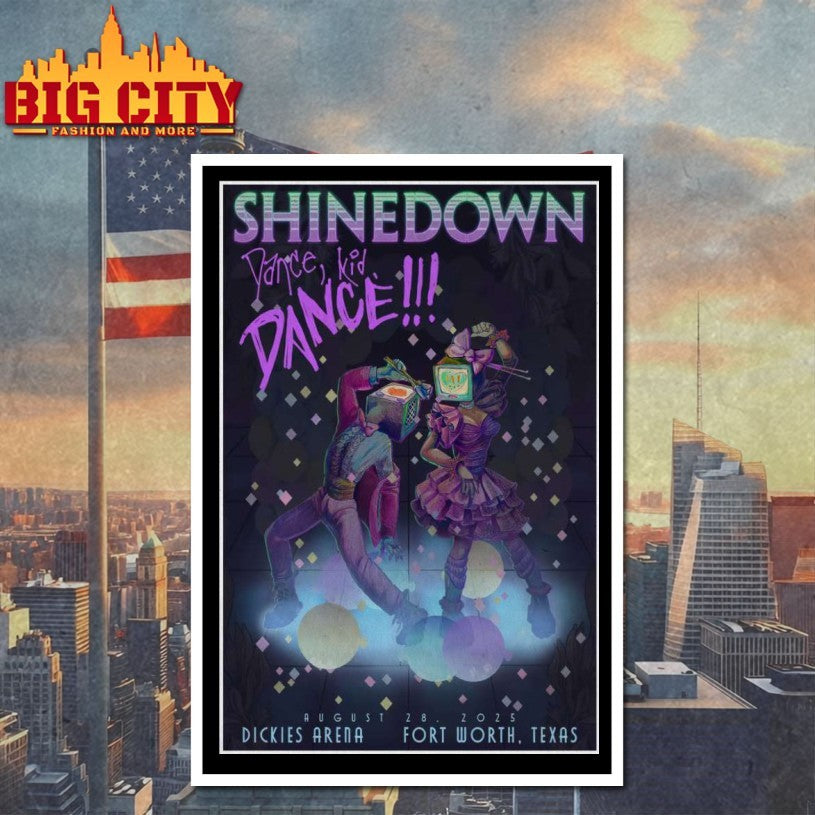 Shinedown In Fort Worth TX On August 28 2025 Poster Shirt