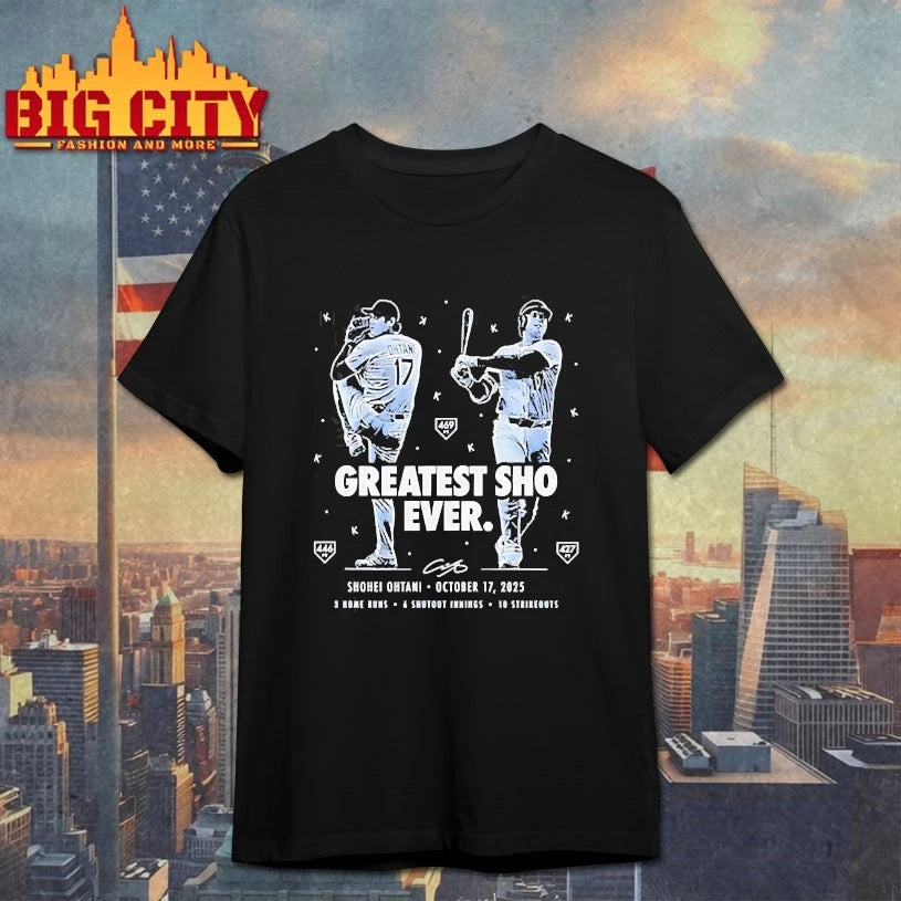 Shohei Ohtani Greatest Sho Ever October 17 2025 Los Angeles Dodgers shirts