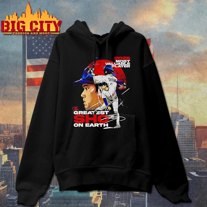 Shohei Ohtani Los Angeles Dodgers 2025 Mvp Most Valuable Player The Greatest Sho On Earth Signature Shirt