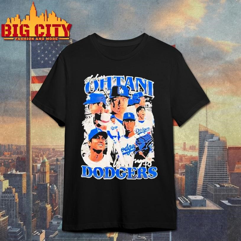 Shohei Ohtani Los Angeles Dodgers Baseball Player Collage Shirt