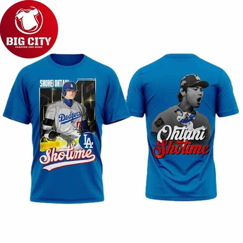 Shohei Ohtani Shotime 2025 New Two Sided Shirt