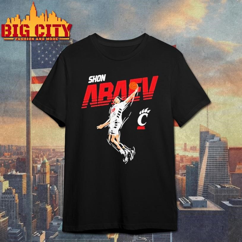 Shon Abaev 10 Cincinnati Bearcats Basketball Shirt