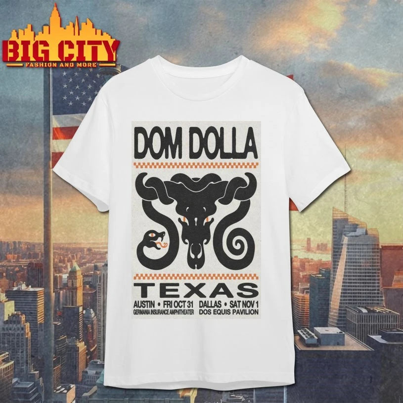 Show Dom Dolla Nov 01, 2025 Dos Equis Pavilion, Dallas, TX Poster Shirt