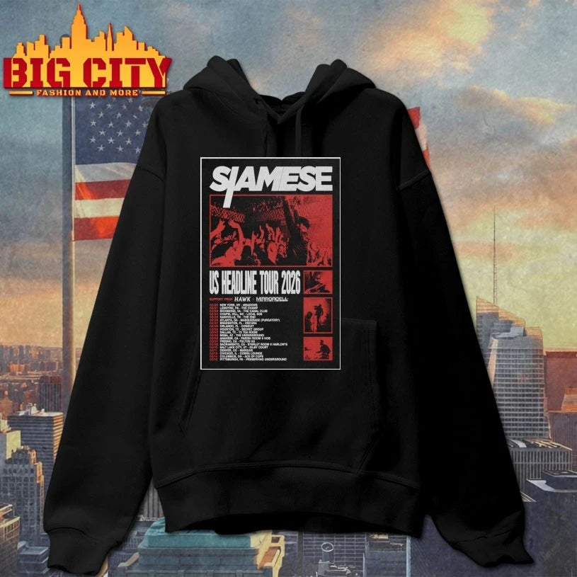 Siamese US Headline Tour 2026 Poster Shirt