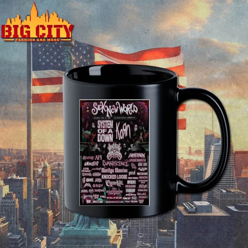 Sick New World April 25 2026 Las Vegas Festival Grounds, NV Poster shirts