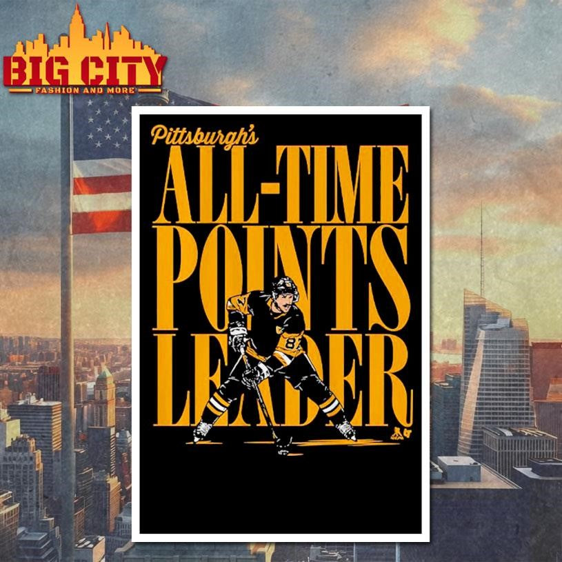 Sidney Crosby Pittsburgh All-Time Points Leader shirt