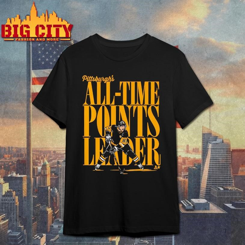 Sidney Crosby Pittsburgh All-Time Points Leader shirt