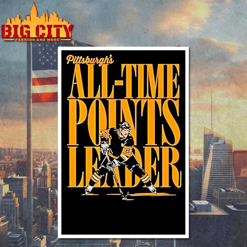 Sidney Crosby Pittsburghs All Time Points Leader Pittsburgh Penguins Shirt