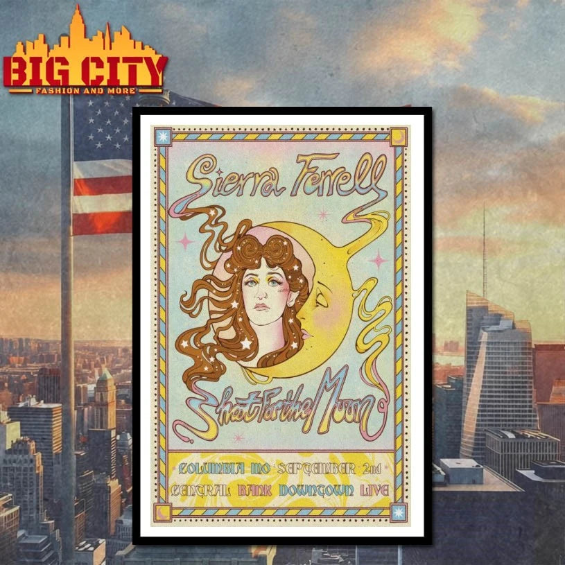 Sierra Ferrell Central Bank Downtown Live, Columbia, MO Sep 02 2025 Poster Shirt