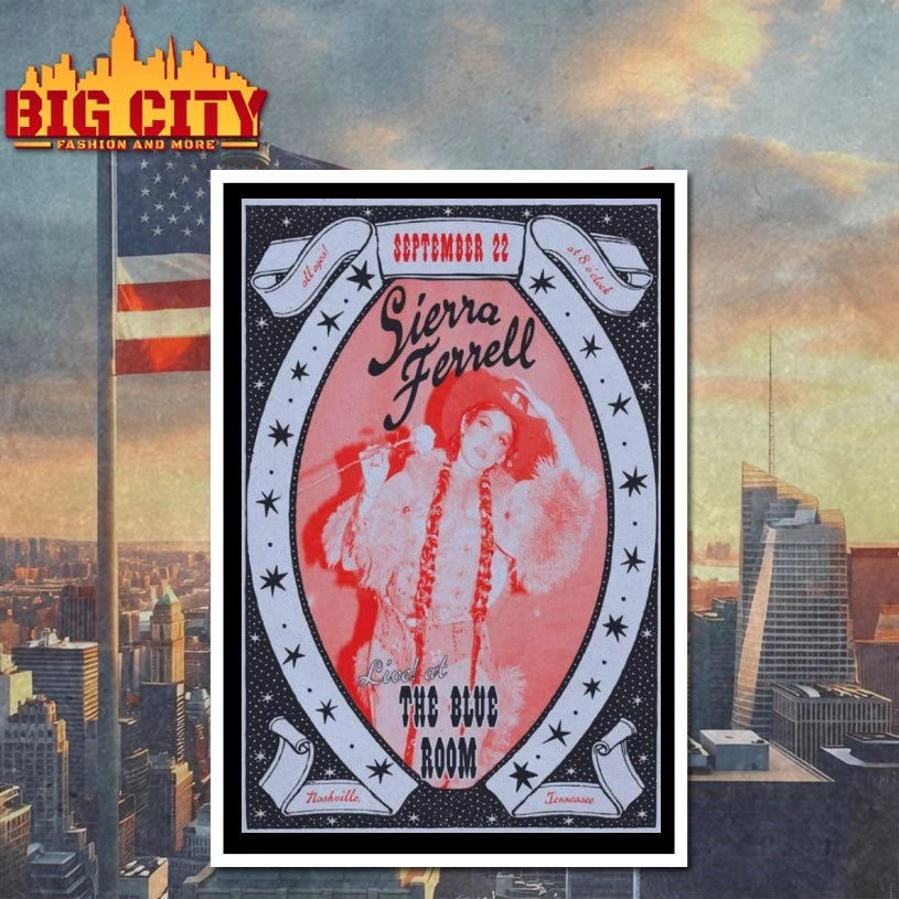 Sierra Ferrell Nashville Tennessee Concert Poster shirt