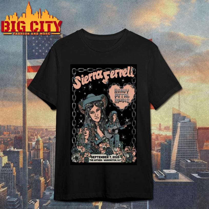Sierra Ferrell Sept 7 2025 The Anthem Washington Poster shirt