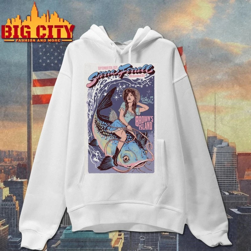 Sierra Ferrell Sept 9, 2025 Brown’s Island. Richmond, VA Event Poster shirt