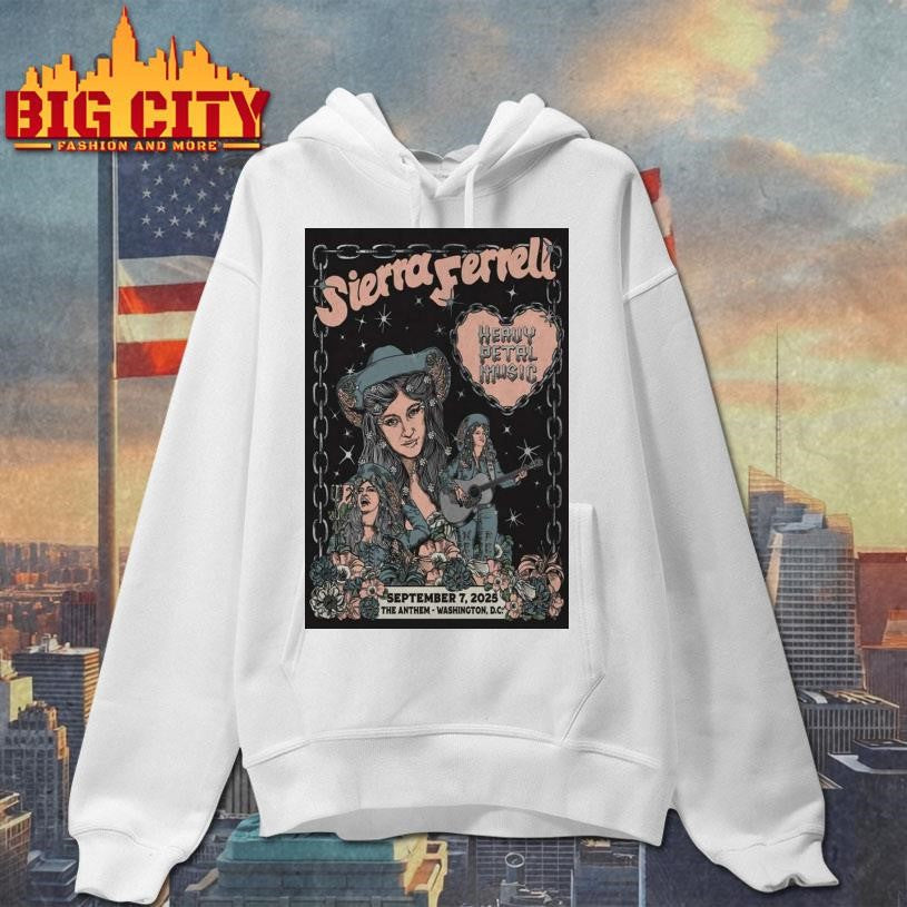 Sierra Ferrell September 7 2025 Washington DC Poster shirt