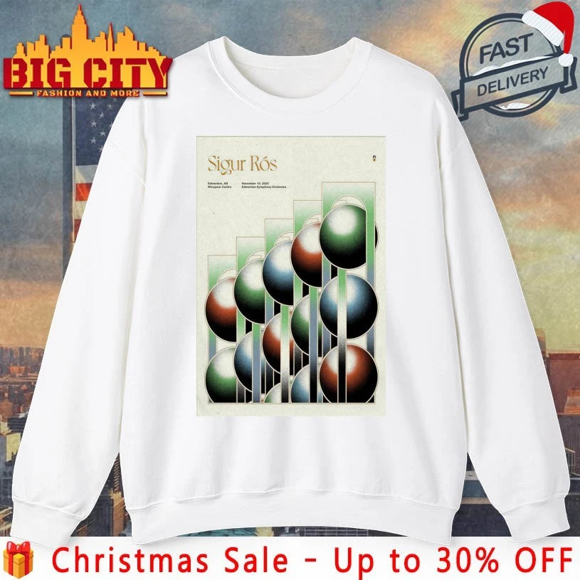 Sigur Ros Nov 10 2025 Winspear Centre In Edmonton, AB Poster shirt
