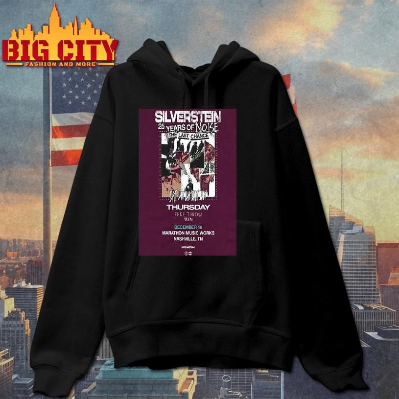 Silverstein Marathon Music Works Dec 16 2025 Shirt