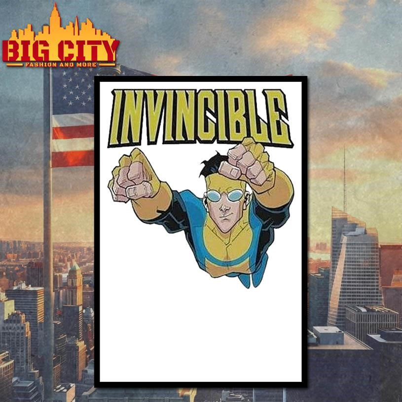 Simon Pegg Wearing Mark Grayson Paul Invincible Shirt