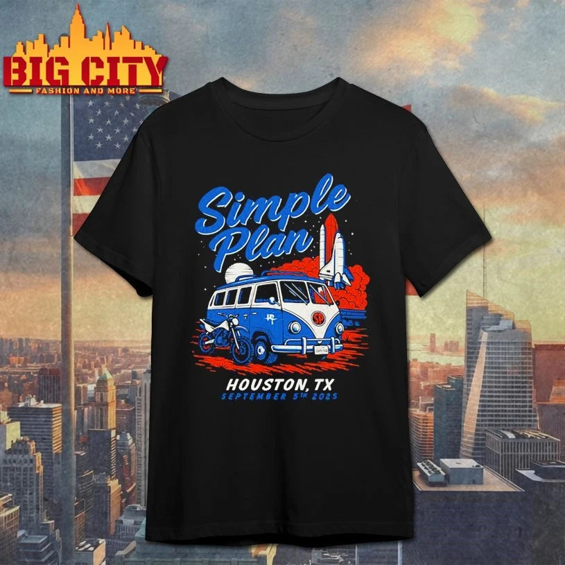 Simple Plan 2025 Tour Houston, TX shirt