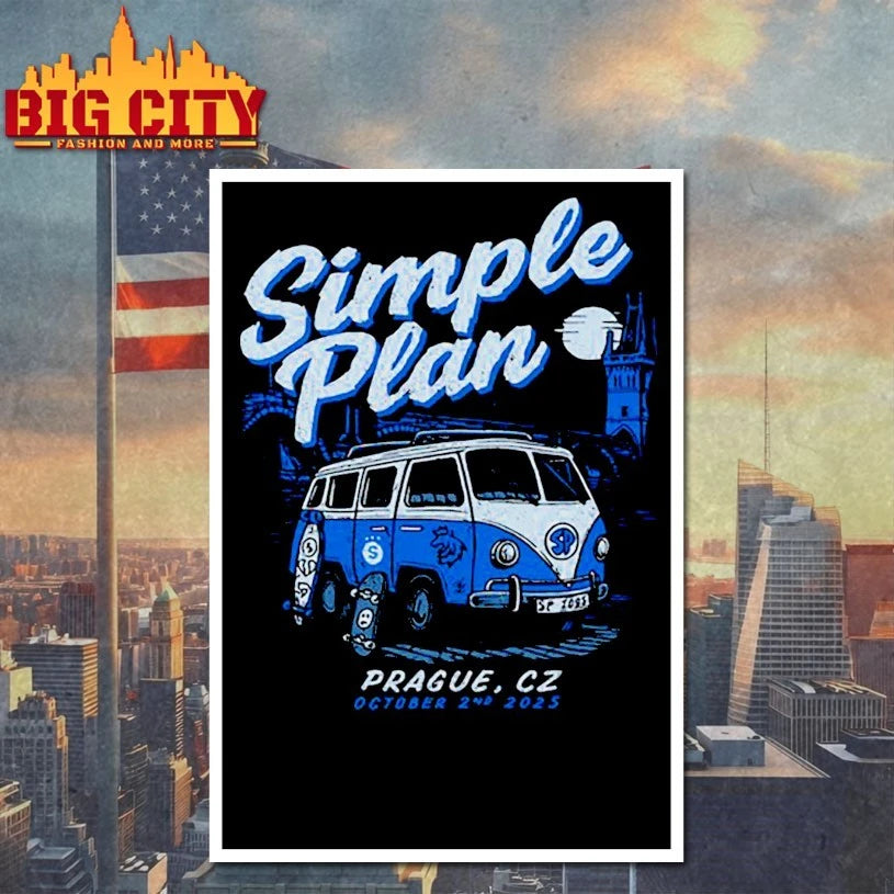 Simple Plan Prague, Czechia October 02 2025 shirt