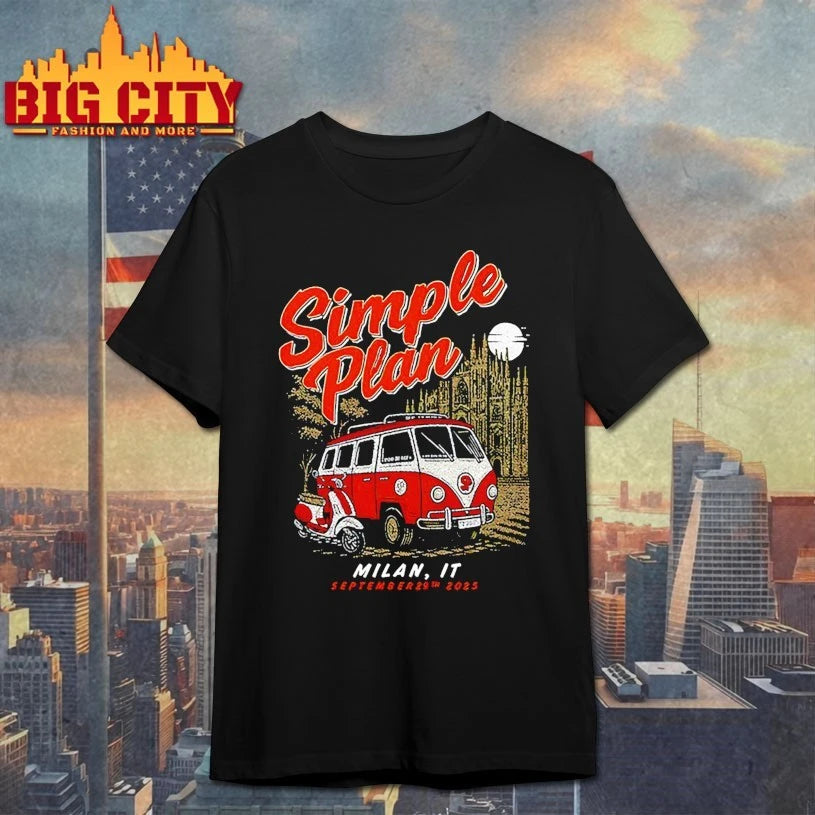 Simple Plan Sep 29 2025 Milan Italy shirts