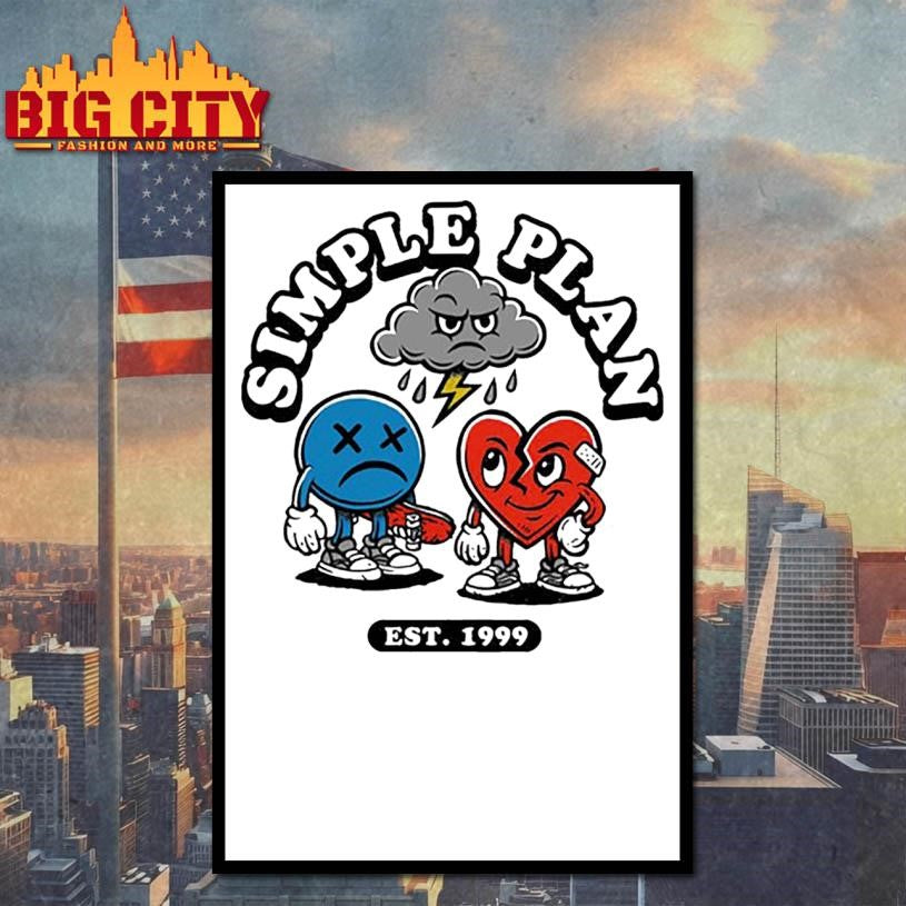 Simple Plan Stroe 3 Icon Character Shirt