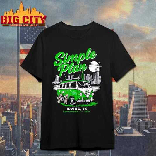 Simple Plan The Pavilion At Toyota Music Factory September 6 2025 shirt