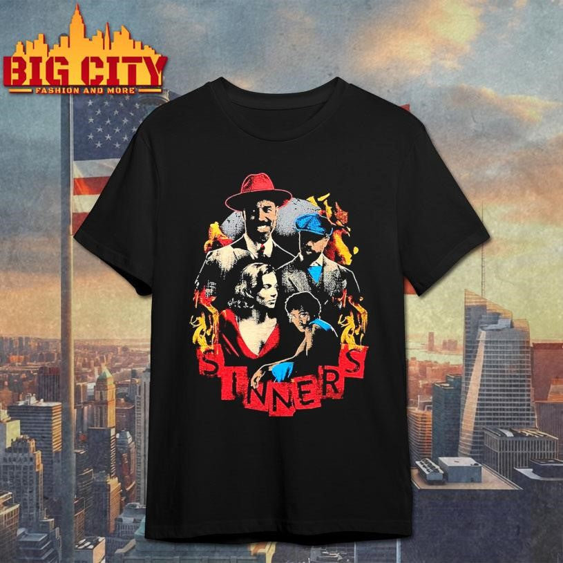 Sinners Character Collage Heavyweight New Shirt