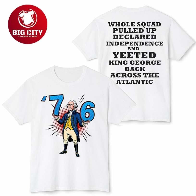 Six Seven Meme George Washington Two Sided Shirt