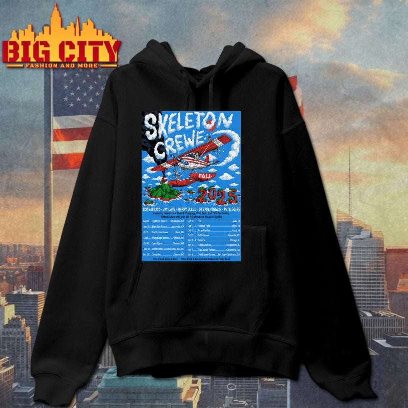 Skeleton Crewe 2025 Fall Tour Poster shirt