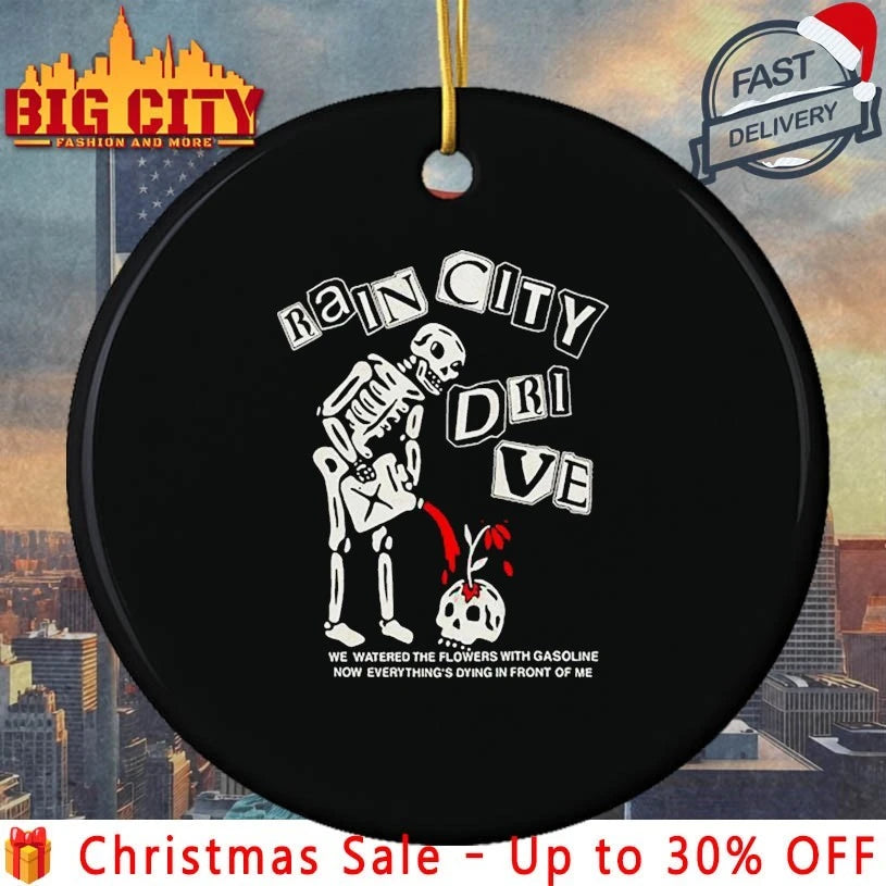 Skeleton Rain City Drive Band Tour 2025 shirt
