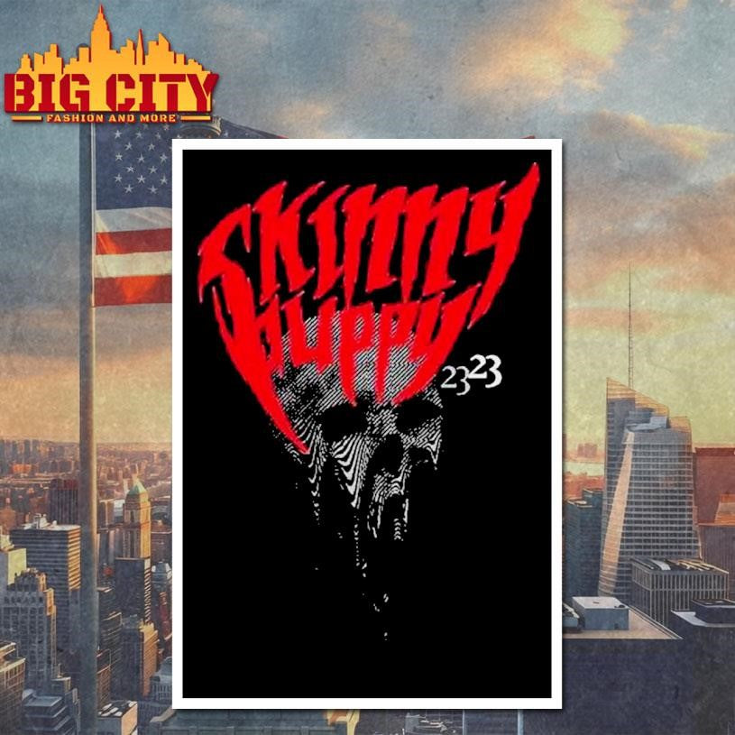 Skinny Puppy Drip Skull Shirt