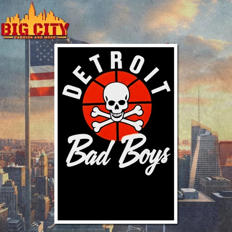 Skull Detroit Bad Boys shirt