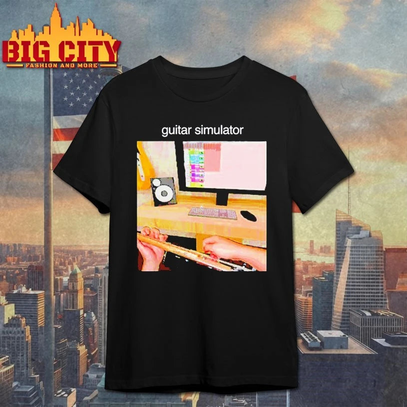 Skull Mug Guitar Simulator shirt