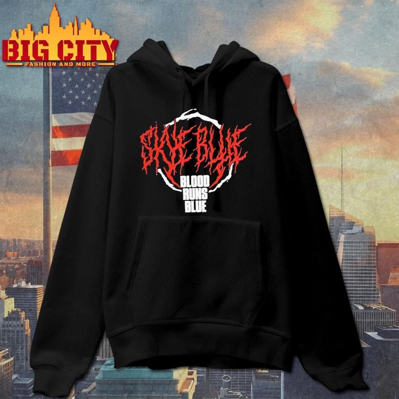 Skye Blue Blood Runs Blue shirt