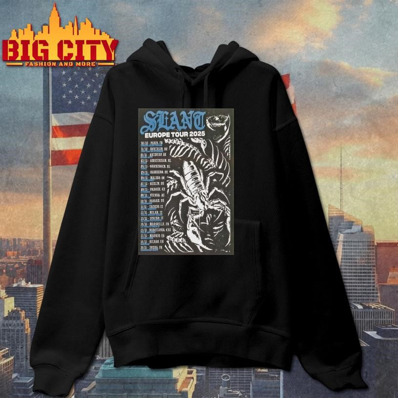 Slant Tour European 2025 Poster Shirt
